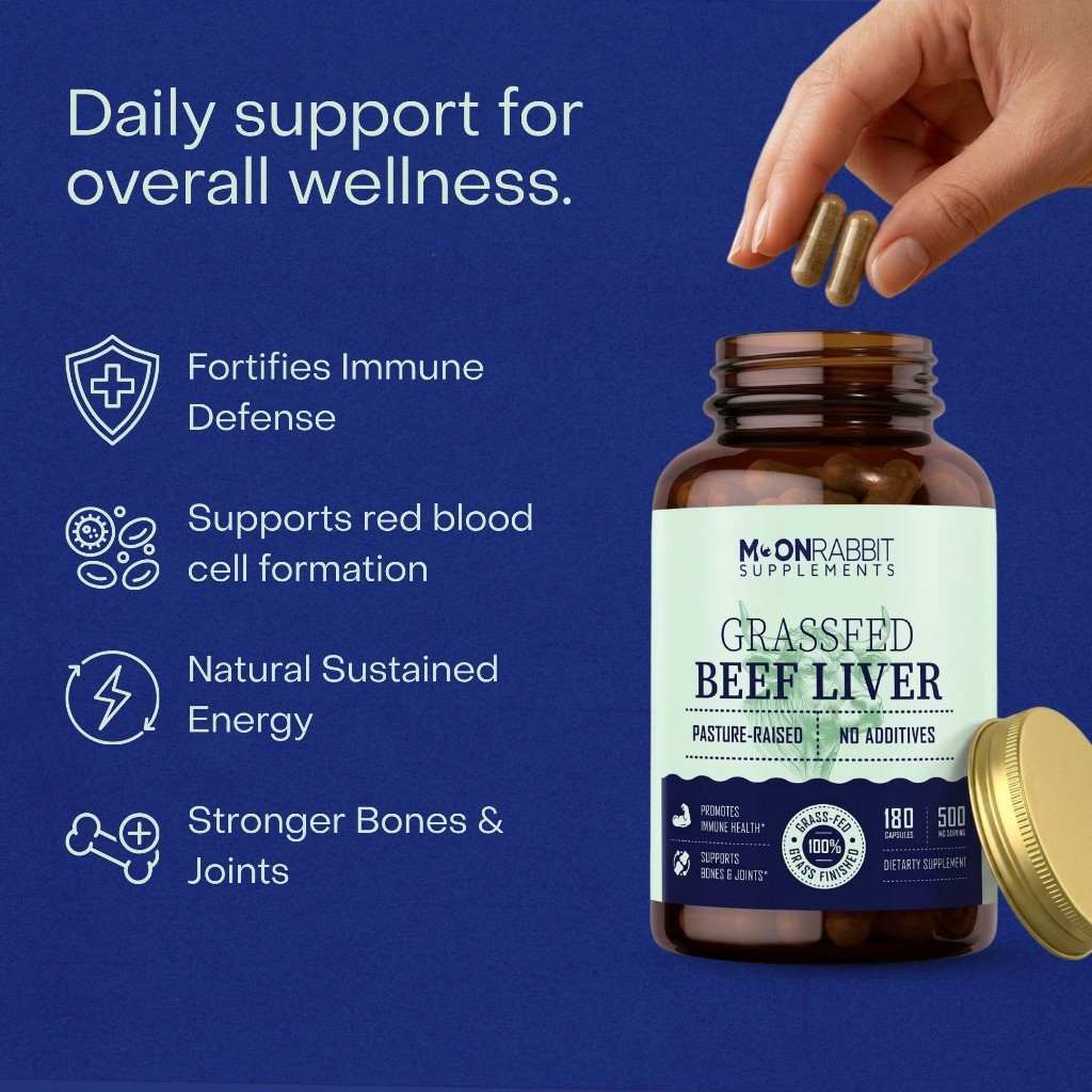 Grass Fed Beef Liver Capsules