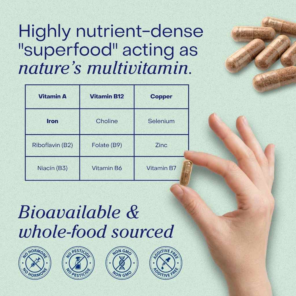 Grass Fed Beef Liver Capsules