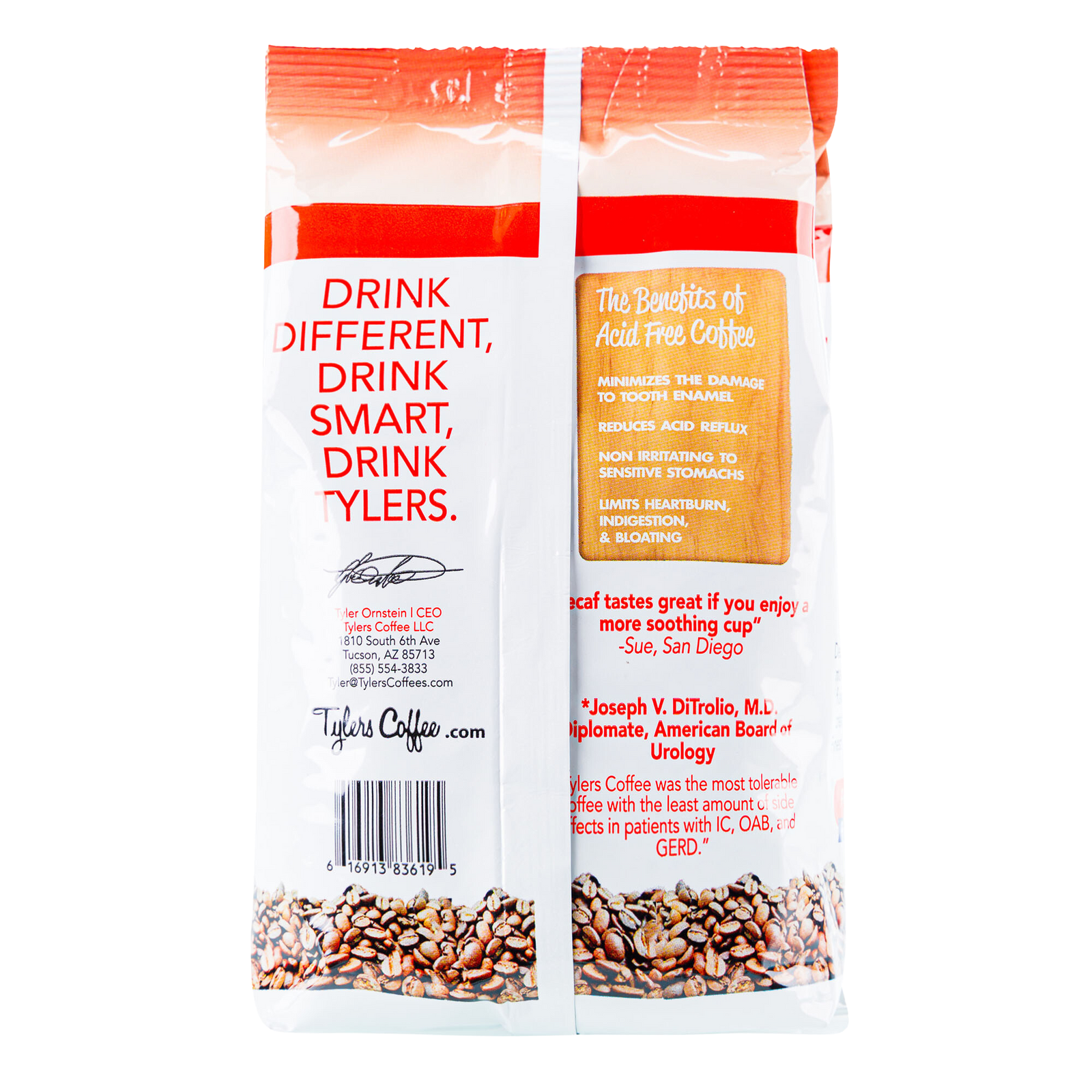 Decaf Acid Free Whole Bean