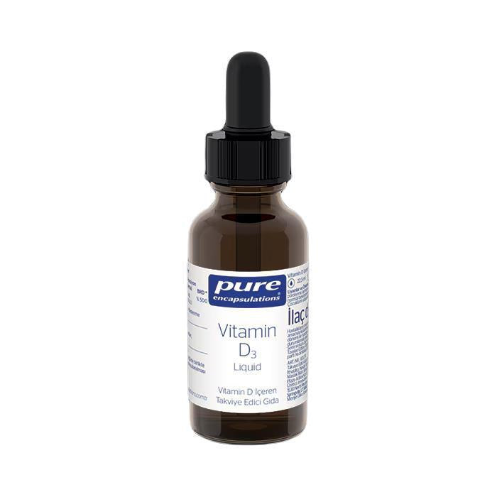 Pure Encapsulations Vitamin D3 Liquid - 22.5 ml | Health Supplement